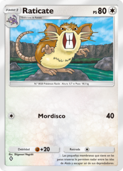 Raticate (Genes Formidables TCG Pocket) - WikiDex, la enciclopedia Pokémon