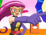 Jessie disfraza como la Princesa Zona de Poder.