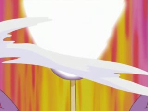 Johnny usando rayo solar.