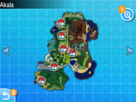 Localización de la ruta 6 en Alola