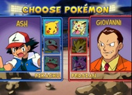 Ash contra Giovanni en Pokémon Puzzle League.