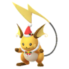 Raichu con atuendo festivo