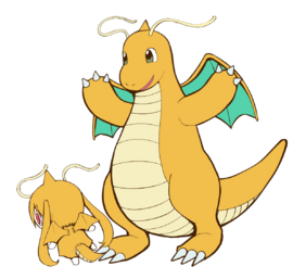 Gijinka Dragonite de aimaina Miku en The Pokémon Inside My Heart.