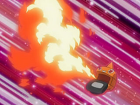 Rotom forma calor usando sofoco.