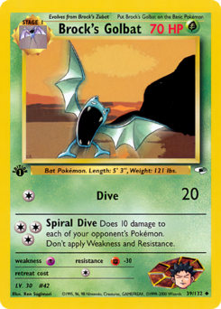 Carta de Brock's Golbat