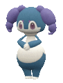 Imagen de Indeedee variocolor hembra en Pokémon Escarlata y Pokémon Púrpura