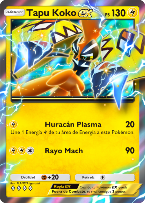 Tapu Koko ex (Crisis Dimensional TCG Pocket) - WikiDex, la enciclopedia ...
