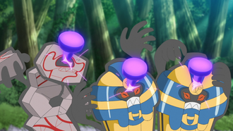 Cofagrigus usando Maldición.