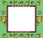 Marco de Pokémon Amarillo (versión japonesa)