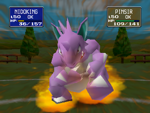 Furia en Pokémon Stadium.