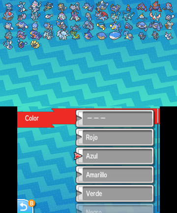Lista de Pokémon por color - WikiDex, la enciclopedia Pokémon
