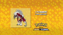Lycanroc forma nocturna.