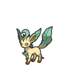 Icono de Leafeon en Pokémon Escarlata y Púrpura