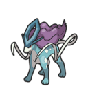 Icono de Suicune en Pokémon Diamante Brillante y Perla Reluciente