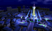 Torre Prisma, escenario de combate para la versión de Nintendo 3DS.