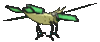 Imagen posterior de Vibrava en Pokémon X, Pokémon Y, Pokémon Rubí Omega, Pokémon Zafiro Alfa, Pokémon Sol, Pokémon Luna, Pokémon Ultrasol y Pokémon Ultraluna