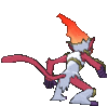 Imagen posterior de Infernape variocolor en Pokémon X, Pokémon Y, Pokémon Rubí Omega, Pokémon Zafiro Alfa, Pokémon Sol, Pokémon Luna, Pokémon Ultrasol y Pokémon Ultraluna