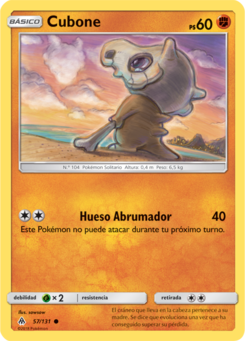 Carta de Cubone