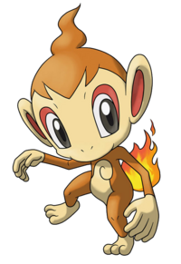 Chimchar en Pokémon Ranger: Sombras de Almia.