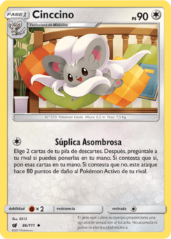 Carta de Cinccino