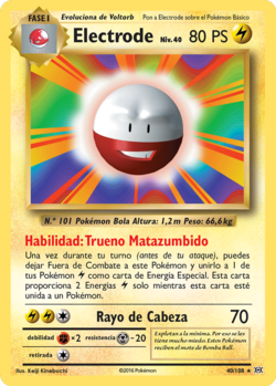 Carta de Electrode