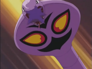 Arbok usando ácido.