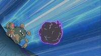 Garbodor usando lanzamugre.