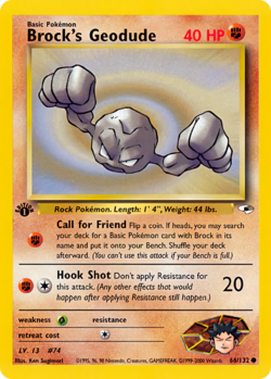 Carta de Brock's Geodude