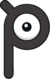 Unown P (dream world).png