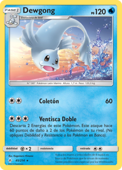 Carta de Dewgong