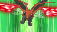 Kricketune usando corte furia.