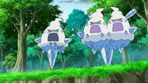 Un Vanillish y un Vanilluxe usando Granizo...