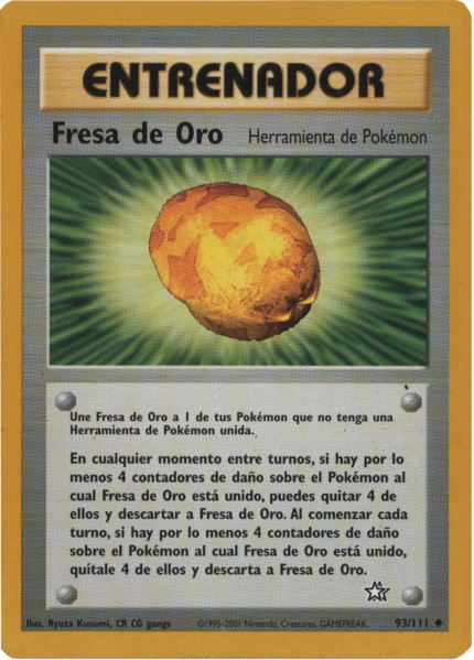 Archivo:Fresa de Oro (Neo Génesis TCG).png