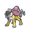 Icono de Raikou en Pokémon Diamante Brillante y Perla Reluciente