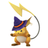 Raichu con gorro de bruja