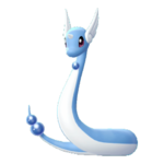 Imagen de Dragonair en Pokémon: Let's Go, Pikachu! y Pokémon: Let's Go, Eevee!