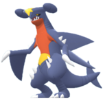 Imagen de Garchomp hembra en Pokémon Diamante Brillante y Pokémon Perla Reluciente