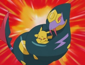 Seviper usando constricción.