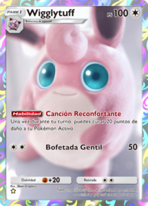 Versión de la carta en Festival Brillante