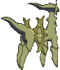 Imagen posterior de Arceus variocolor en Pokémon X, Pokémon Y, Pokémon Rubí Omega, Pokémon Zafiro Alfa, Pokémon Sol, Pokémon Luna, Pokémon Ultrasol y Pokémon Ultraluna