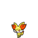 Icono de Fennekin en Pokémon Escarlata y Púrpura