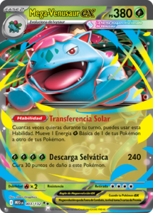 Mega-Venusaur ex (Megaevolución TCG) - WikiDex, la enciclopedia