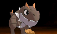 Tyrunt, nuevo Pokémon de tipo roca/dragón.