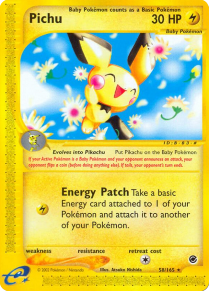Archivo:Pichu (Expedition Base Set 58 TCG).png