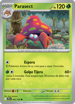 Carta de Parasect
