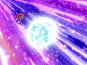 Weavile usando canto helado.