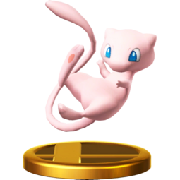 Trofeo de Mew en SSB4 para Wii U.