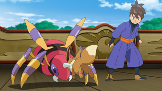 Eevee de Chloe usando placaje.