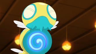 Dudunsparce de Laureano usando Fulmirada/Deslumbrar.
