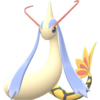 Imagen de Milotic variocolor hembra en Pokémon Diamante Brillante y Pokémon Perla Reluciente